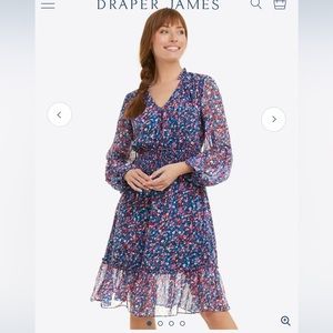 Draper James, NWT Smocked Dress XS